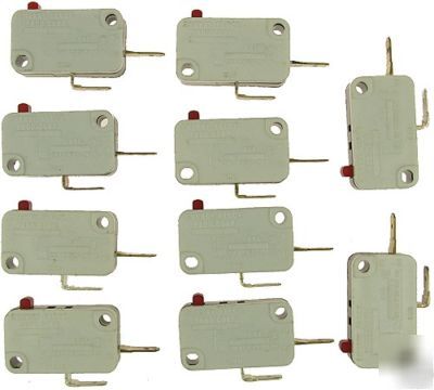 Lot of 10 cherry microswitches E33 10A 125/250 vac #258