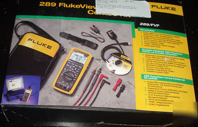 New fluke 289 fvf flukeview combo kit multimeter +bonus