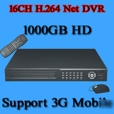 16CH h.264 net 1TB digital video recorder dvr security