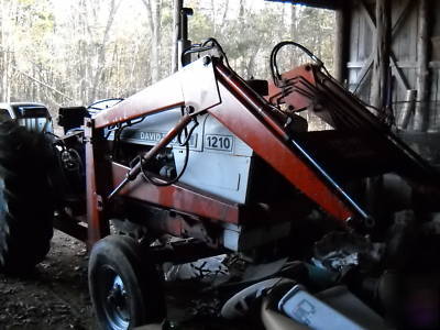 Case david brown 1210 w/loader and bucket