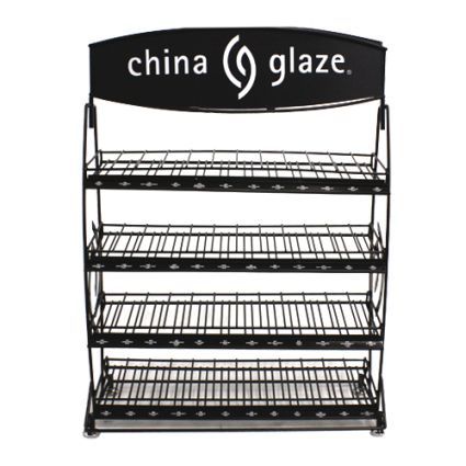 China glaze retail nail polish display rack 144 bottles