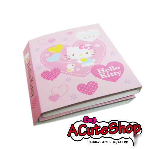 Hello kitty post-it sticky notes memo pad 120PCS heart
