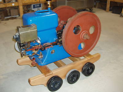 Hit miss engine cart, truck