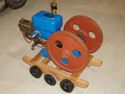 Hit miss engine cart, truck