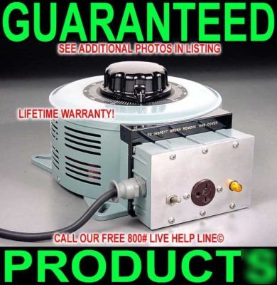 Powerstat variac 0-280V @ 0-15A 4KW lifetime warranty 
