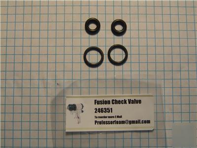 246351 check valve o ring kit graco fusion air purge ap
