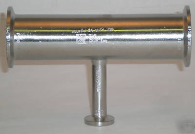 316L ss tee reducing sanitary tri clamp 1.5