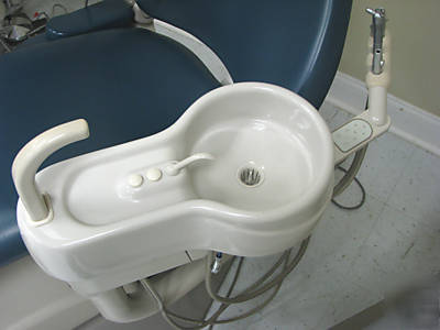 A-dec cascade 1040 radius dental chair package adec