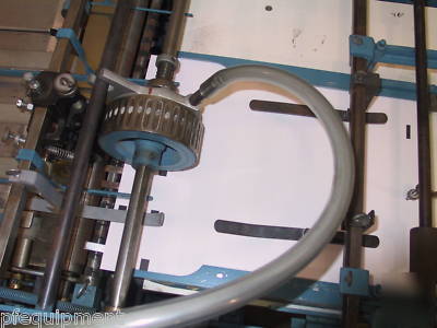 Baumfolder with pile feeder and right angle folder