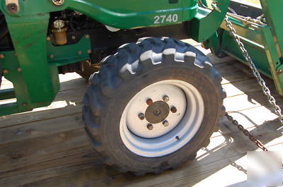 Montana tractor 2740 w/bx blade-bush hog-loader-trailer