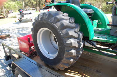 Montana tractor 2740 w/bx blade-bush hog-loader-trailer