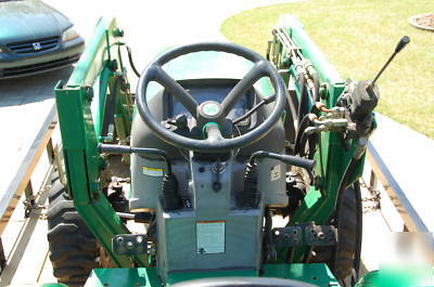 Montana tractor 2740 w/bx blade-bush hog-loader-trailer