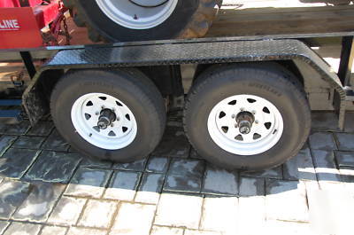 Montana tractor 2740 w/bx blade-bush hog-loader-trailer