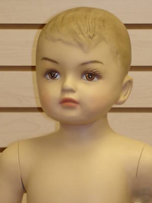 New brand flesh tone boy toddler mannequin baby-2
