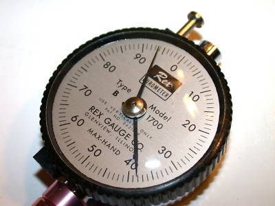 Rex type b durometer hardness gauge model 1700