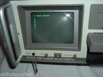 Siecor M50 optical time domain reflectometer in a case