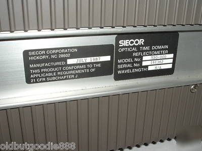 Siecor M50 optical time domain reflectometer in a case