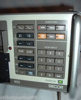 Siecor M50 optical time domain reflectometer in a case