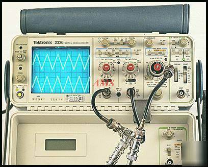 Tektronix 2336YA 100MHZ oscilloscope w/ manual 2 probes