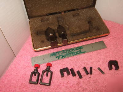 V-block wee vee set faith tool co.machinist toolmaker 