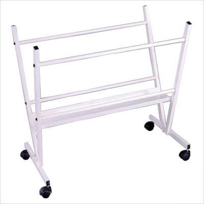 Testrite enamel print rack color: white