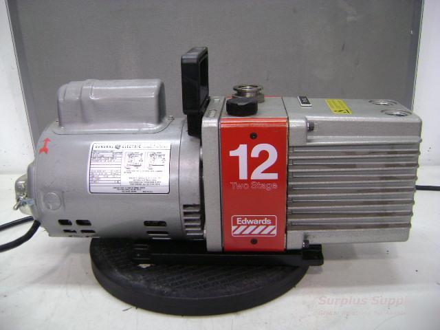 Edwards E2M-12 12 rotary vane dual stage pump