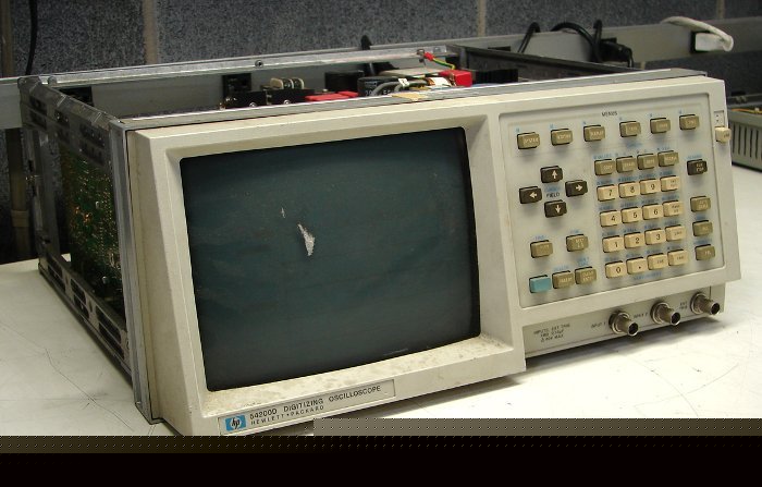 Hp 54200D digitizing scope (50 mhz, 2 ch) parts unit