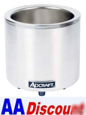New adcraft 11 quart round cooker/warmer fw-1200WR