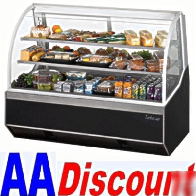 New turbo air 4 ft refrigerated deli display case td-4R