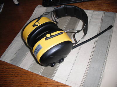 Barley used peltor worktunes hearing protector w/radio