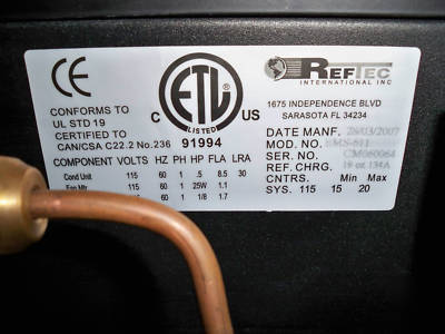Enviropurge chiller purge unit EMS1110