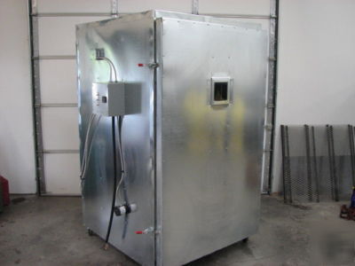 Powder coat coating oven and booth combo package deal