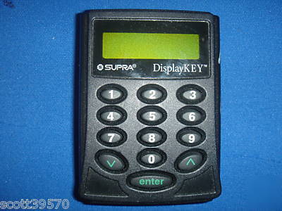 Supra displaykey real estate electronic lock keypad