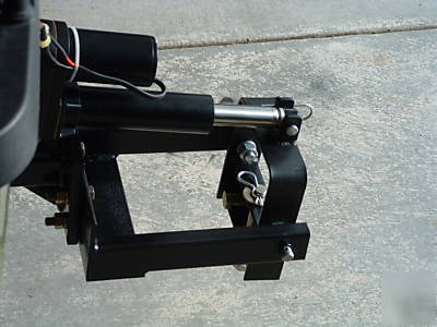 Electric sleeve hitch for atv or utv, garden tractor , 