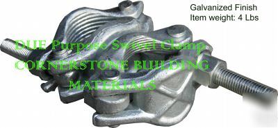 New 8 galvanized scaffolding cheeseborough swivel clamp