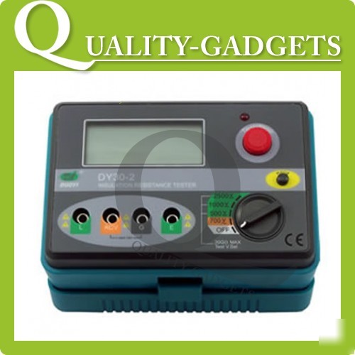 2500V 20G ohm digital insulation tester megger DY30-2
