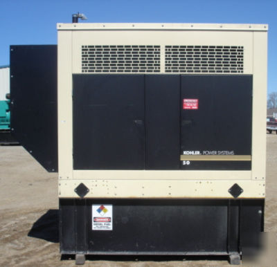 55KW kohler / john deere diesel generator - mfg. 2006