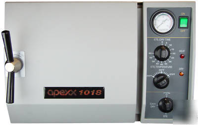 Apexx 1018M sterilizer - save 30% - 18 month warranty