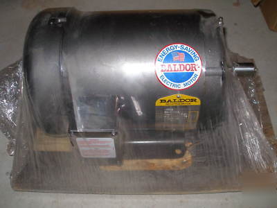 Baldor 3/4 hp, 850 rpm, 3 phase, M3602, gen purp motor