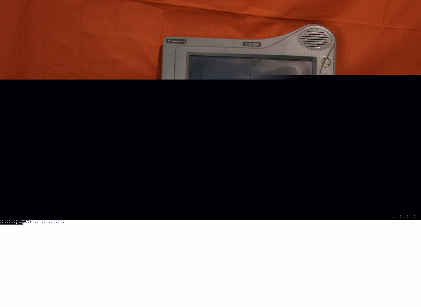 Motorola mw-520 police computer keyboard set F5201C z