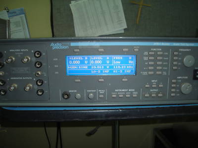 Audio precision ats-1 access analog audio analyser