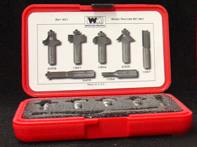New ~brand whiteside 401 router bit sets~