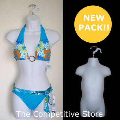 New female dress + toddler wht mannequin form manikin 