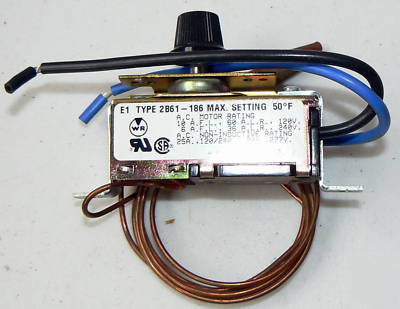 New white rodgers 2B61-186 0-50F remote thermostat 