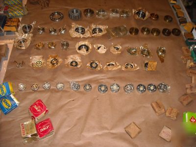1 lot assortment of bearings 54 pieces fafnir trw snr 