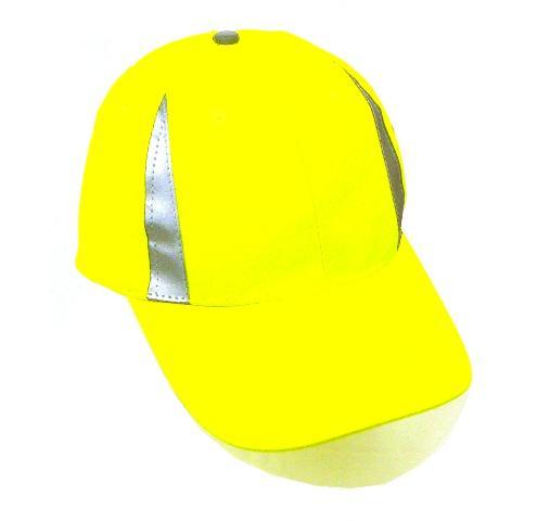 High-visibility reflective safety hat - lightweight bas