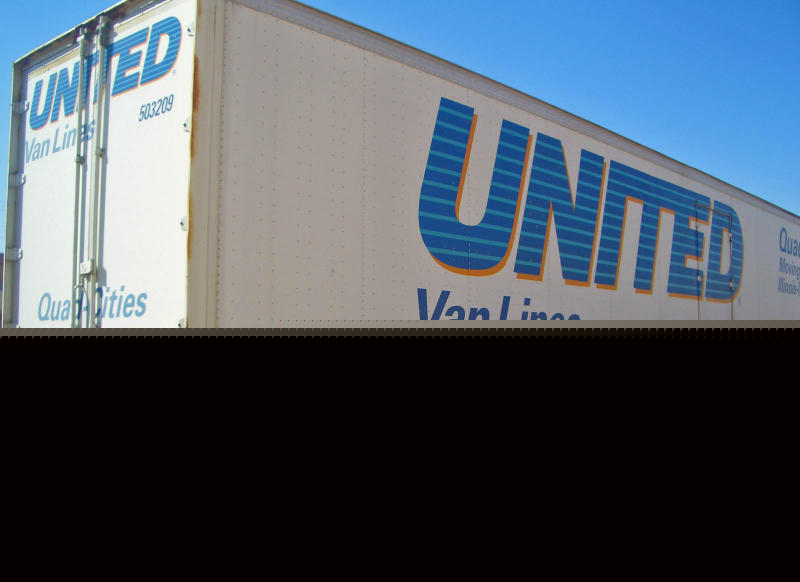 Utility cargo movingvan storage drop deck truck trailer