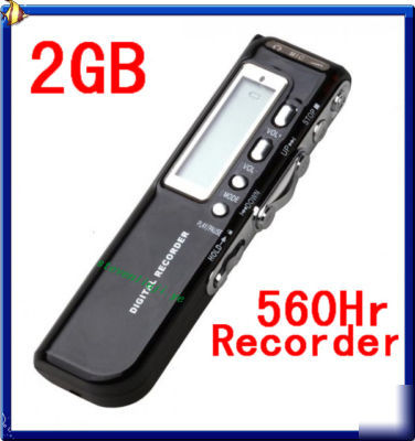 560HR digital voice recorder dictaphone voice actived