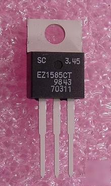 EZ1585CT-3.45 pos voltage regulator fixed 4.6A, 10PCS