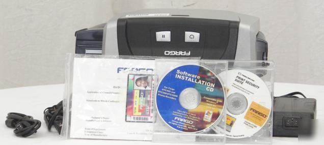 Fargo dtc 400 single sided thermal id card printer =)
